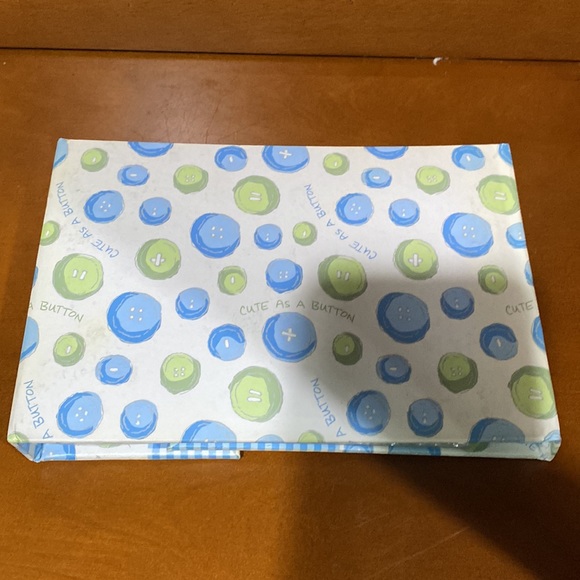 Cute As A Button baby photo album book - Picture 2 of 4